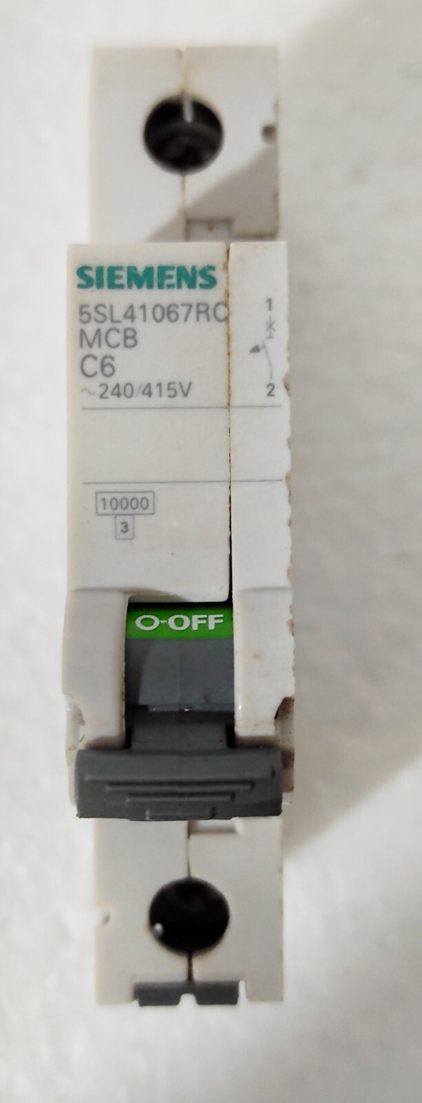 SIEMENS 5SL41067RC MCB C6